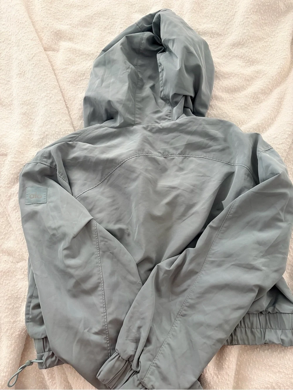 ALO International Anorak Hoodie - Cosmic Gray Size M